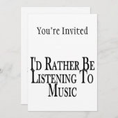 むしろ音楽聞に興味がある 招待状 (正面/裏面)