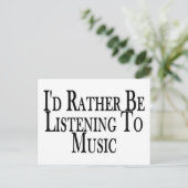 むしろ音聞楽に対して ポストカード (スタンド正面)