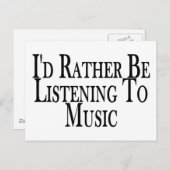 むしろ音聞楽に対して ポストカード (正面/裏面)