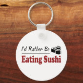 むしろ食べの寿司 キーホルダー (正面)