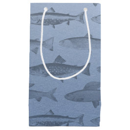 むしろ魚釣りカスタムの魚の柄 スモールペーパーバッグ