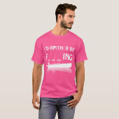 むしろ魚釣り笑わされるの無作法な言葉を皮肉る Tシャツ (正面フル)