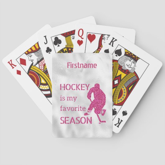 むしろ、ピン遊クのきらめくホッケー トランプ (裏面)