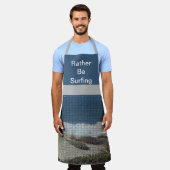 むしろBeサーフィン海ビーチシェフサーファー エプロン (着用した状態)