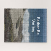 むしろbeサーフィン海ビーチトラベルサーファー ジグソーパズル (横)