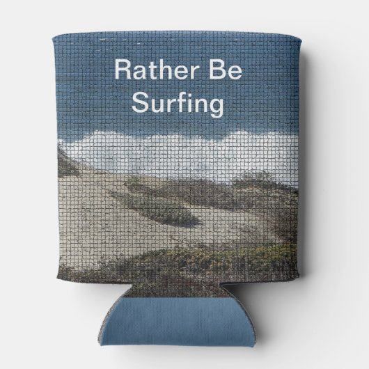 むしろbeサーフィン海ビーチトラベルサーファー 缶クーラー (裏面)