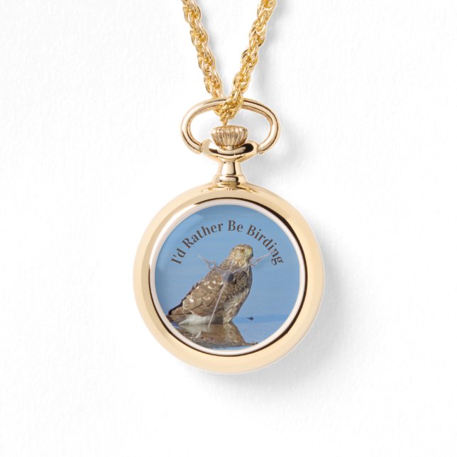 むしろBe野鳥観察ラプターホーク自然 腕時計 (正面)