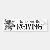 むしろReiving - Reiverのタータンチェックが-白あって下さい バンパーステッカー (正面)
