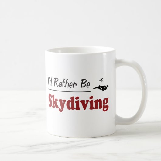 むしろSkydivingがあって下さい コーヒーマグカップ (右)