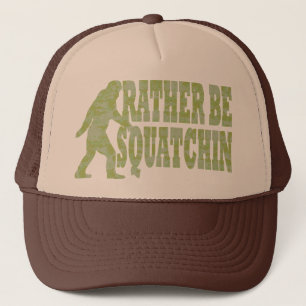 むしろsquatchin、迷彩柄があって下さい キャップ