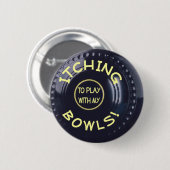 むずむずさせるボールのバッジ 缶バッジ (正面&裏面)