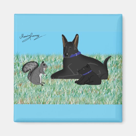 むちゃくちゃな会話。 マグネット (正面)