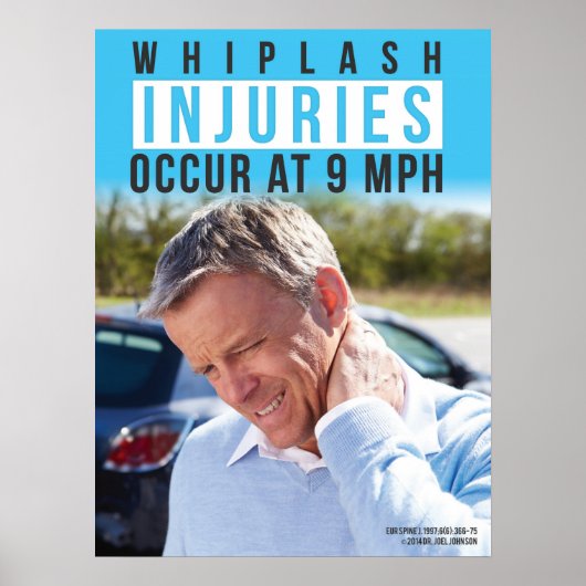 むち打ちポスター18 x 24 ポスター (正面)