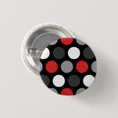 むっとしたてんとう虫 缶バッジ (正面&裏面)