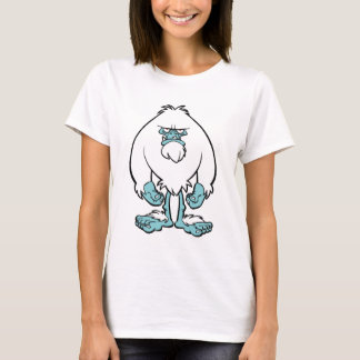 むっとした雪男 Tシャツ