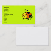 むらがあるてんとう虫 名刺 (正面/裏面)