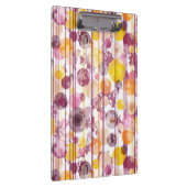 むらがあるストライプので白いパターン クリップボード (右)