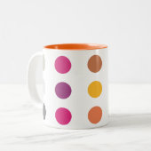 むらがあるマグ ツートーンマグカップ (正面左)