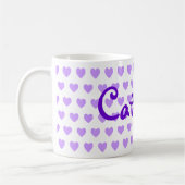 むらさきの毛虫 コーヒーマグカップ (左)