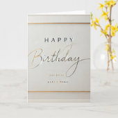 むるぎモーメンツ折り畳み誕生日カード カード (黄色い花)