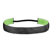 むるぎ美しいラインブラック1"ノンヘッドバスリップまたは滑ることンド アスレチックヘッドバンド (正面)