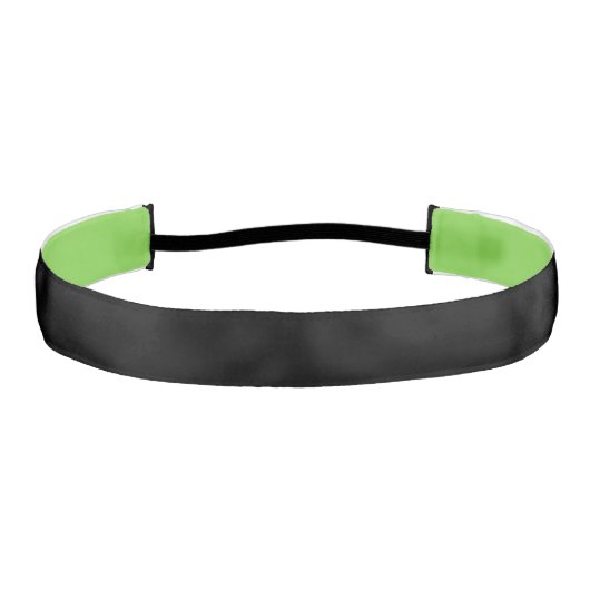 むるぎ美しいラインブラック1"ノンヘッドバスリップまたは滑ることンド アスレチックヘッドバンド (正面)