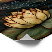 めい想のゴータムブッダアート ポスター (角)