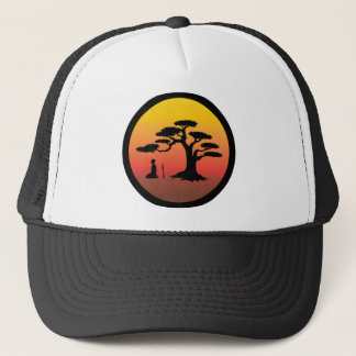 めい想のサムライAt Sunset - Hat キャップ
