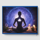 めい想のシルエットゲストブック – スピリチュアルイベント ゲストブック (裏面)