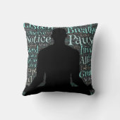 めい想のマンシルエット装飾用クッション クッション (裏面)