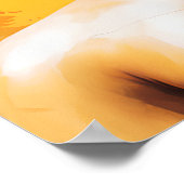 めい想の仏カラフル画 ポスター (角)