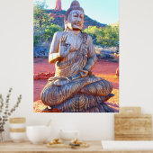 めい想の仏像 ポスター (キッチン)