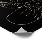 めい想の金仏 ポスター (角)