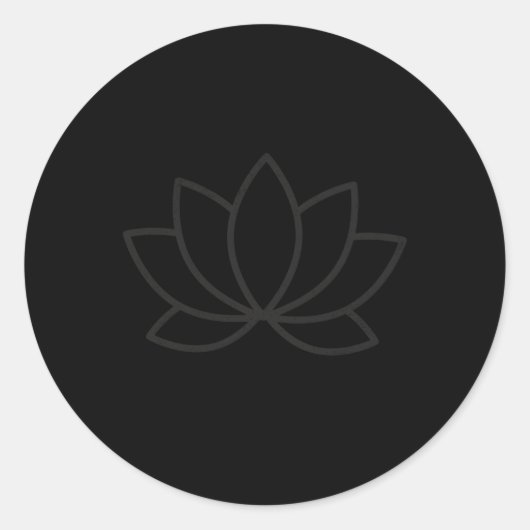 めい想めい想YogaのTrust The Universe ラウンドシール (正面)