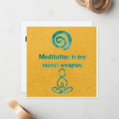 めい想フラットノートカード ノートカード (正面/裏面インサイチュ)