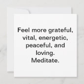 めい想フラットノートカード ノートカード (裏面)