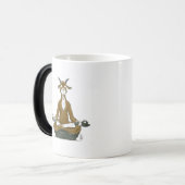 「めい想ヤギ」モーフィングマグ。 モーフィングマグカップ (正面左)