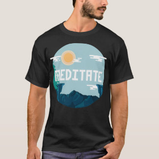 めい想今日 Tシャツ