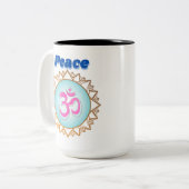 めい想平和 ツートーンマグカップ (正面左)