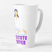 めい想永遠 カフェラテマグ (右アングル)