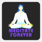 めい想永遠 スクエアシール (正面)