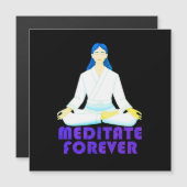 めい想永遠 マグネット招待状 (正面/裏面)