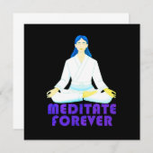 めい想永遠 招待状 (正面/裏面)