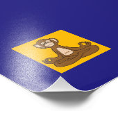 めい想猿 フォトプリント            (角)