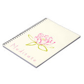 めい想蓮 ノートブック (左側)