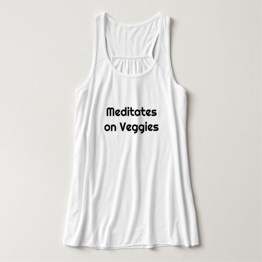 めい想Veggies Tank Top タンクトップ (デザイン正面)