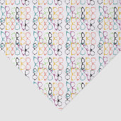 めがねのギフト用包装紙 薄葉紙 (詳細)