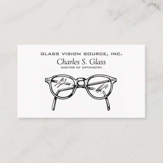 めがねのEyewearの光学視野 名刺 (正面)