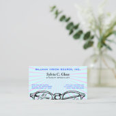 めがねのEyewearの光学視野 名刺 (スタンド正面)