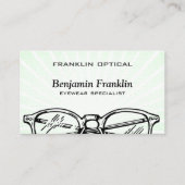 めがねのEyewearの日が差すことの光学視野 名刺 (正面)